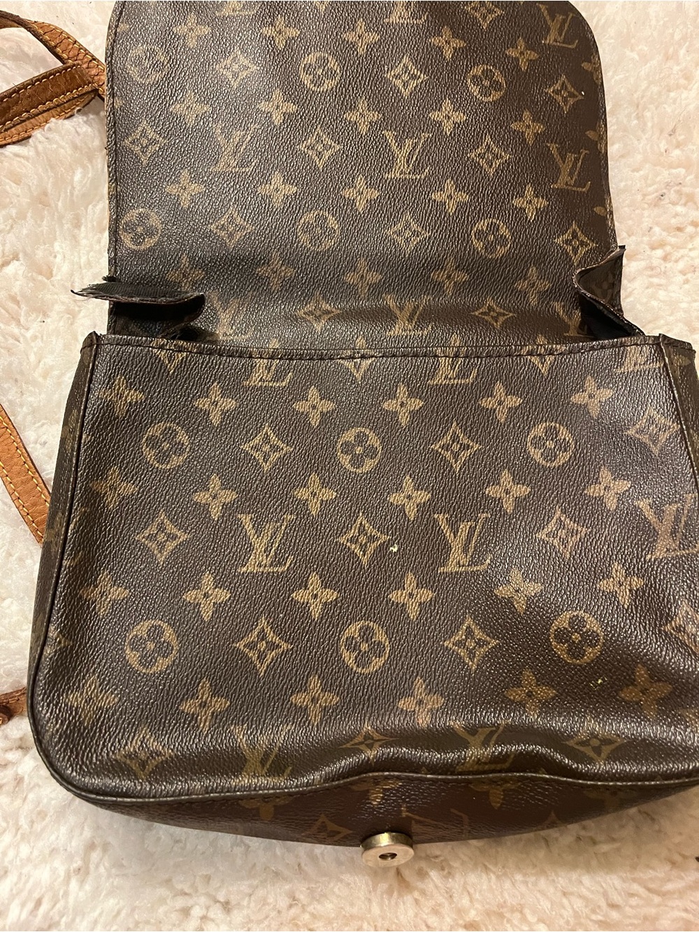 Vintage Monogram Canvas Crossbody Bag (not sure if authentic LV) read below - Picture 2 of 12